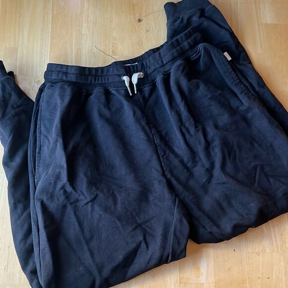 ONIA Black Joggers Sweatpants Large Active - Picture 1 of 3